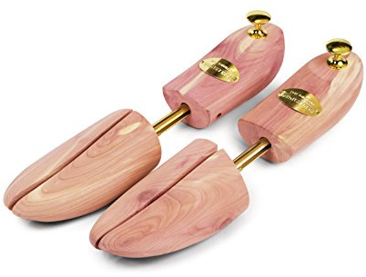Schlesinger – 8 Paar Premium Herren Schuhspanner aus edlem Zedernholz für Lederschuhe und Sneaker. Modell König. Größe 39 – 48 in Silber oder Gold.