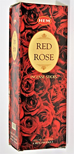YesMandala Räucherstäbchen, Rot, 6 Boxen mit 20 Stäbchen