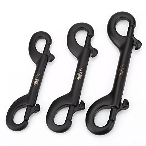Tbest Durable Edelstahl Scuba Diving Haken Double Ended Clip Haken Bolzen Snap Tauchen Schnalle 90mm 100mm 115mm zur Verfügung