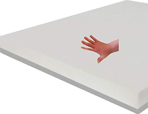 Gel Gelschaum Schaumstoff Zuschnitt Sitzkissen Polster Topper Memory Schaum Foam RG85 Höhe 6, 7, 8, 9 oder 10 cm Sondermaß für Bürostuhl Stuhl Sessel Bank Sattelpad Hundebett weich (50 x 50 cm)