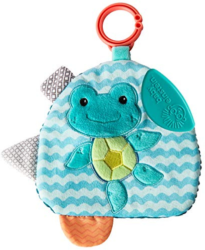 Mary Meyer Baby Einstein First Discoveries Squeezer Teether, 18-Centimetres, Neptune Turtle