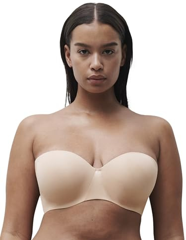 Chantelle ESSENTIALL, Soutien-Gorge Bandeau à Coques, Lingerie Invisible Femme