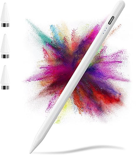 TQQ Tablet Stift for Touchscreen, 2.0 Stylus Pen mit Palm-Ablehnung, hoher Präzision und Neigungs Empfindlichkeit, Universal Stift for Samsung Tablet/Android