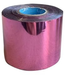 Heißpräge Folie 1 Rolle 5 cm x 120 m, 10 Farben, Heißprägefolie, Wärmeübertragung, PVC, Visitenkarten, Prägung beim Drucken, Basteln für die Kartenherstellung Scrapbooking (Color : Pink)