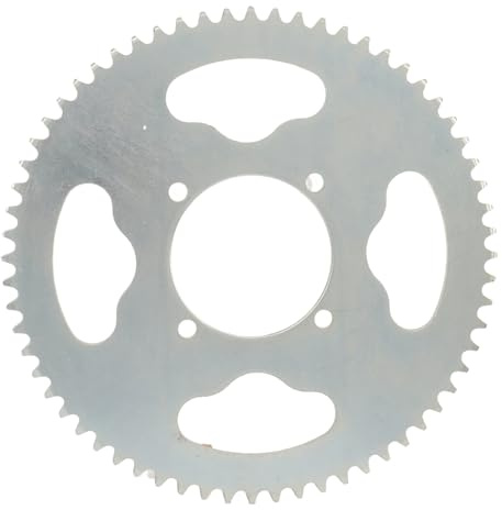 Corona 64T, Corona Professionale T8F 64T 54mm Acciaio a 4 Fori Eccellente tenacità Sostituzione Pignone per Mini Moto per Mini Motocicli 47cc 49cc ATV e Go Kart