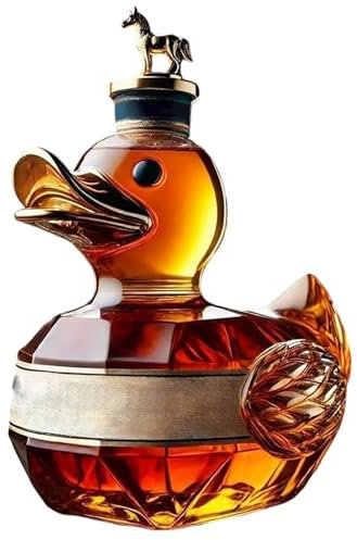 Divertente bottiglia da whisky da 10 once, bicchieri da whisky incisi, vino, caraffa, vino rosso, bicchieri da vino dolce per gli amanti del whisky Jlz292 (Brown, 10 x 8 x 6 cm)