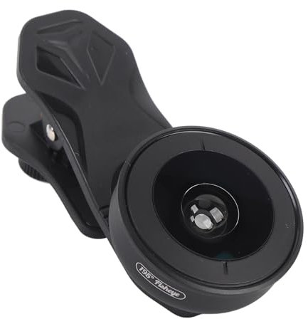 195 ° Fisheye Lens Phone, on Phone Fisheye Lens, Universal for Smartphone, Advanced Lanthanide Optical Glass