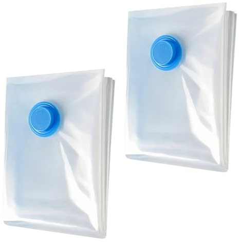 2 Stück Vakuumbeutel Extra Groß für Bettdecken(130x100cm), Aufbewahrungsbeutel, Wiederverwendbar Kleiderbeutel, Speicherbeutel, Extra Large Vacuum Bags für Kleidung, Bettdecken, Bettzeug