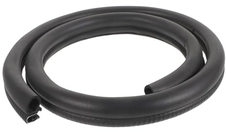 HAMPPLIES Burlete Puerta Garaje y Sello Umbral Barrera Agua Protección Polvo Fácil Instalación Goma Suave