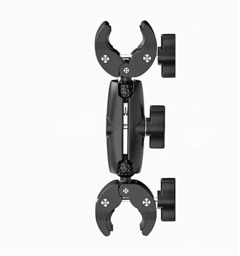 Abrazadera doble, 24 cm, giratorio 360°, soporte para sombrilla