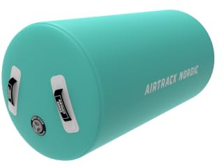 AirTrack Nordic AirRoll - Turnmatte Zubehör Aufblasbar - Langlebig Air Track Matte Beigabe für Gymnastik, Yoga & Fitness, Leicht transportierbar Air Tracking Gymnastikmatte Zuhause