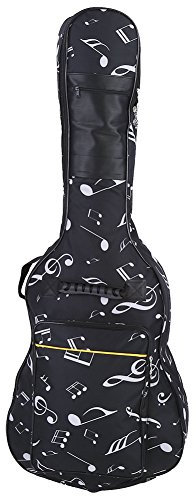 VGEBY Gitarrentasche Baumwollpolsterung Gitarrenkoffer Halter für 39/40/41 Zoll Akustikgitarre mit Schultergurten
