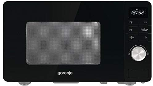 Gorenje MO 20 A3B mikrovågsugn, smartdisplayfunktion, 20 liter – 800 watt – svart