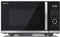 SHARP YC-QC254AE-B - Microondas convección con grill, tecnología Flatbed (Sin plato giratorio) 900W, 25L, 10 niveles de potencia, función eco-descongelado, color negro