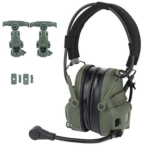ACEXIER Casque Tactique Militaire Chasse Tir Casque à réduction de Bruit pour OPS Core Arc et Wendy M-Lok Casque monté sur la tête Double Usage (Green)