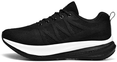 EaseWalk Zapatillas Deportivas para Mujer y Hombre - Zapatos Cómodos y de Alta Absorción de Impactos para Correr