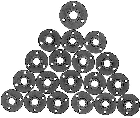 Juego De Bridas Prácticas Para Exteriores 20 Piezas Bridas De Hierro Industriales Bridas Roscadas Retro Para Proyectos