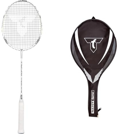 Talbot Torro Badmintonschläger Isoforce 1011 & 3/4 Badminton-Schlägerhülle, 449156, schwarz, one Size