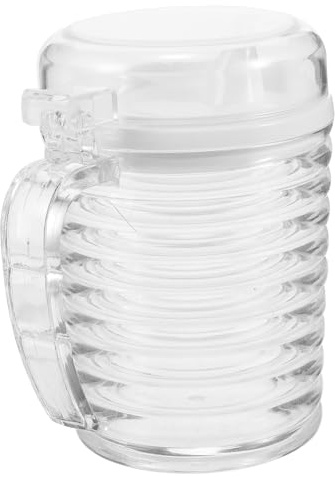 MAGICLULU Bottiglia Dosatrice per Olio in Plastica 450ml, Riutilizzabile e Facile da Pulire, di Perdite, per Cucina Contemporanea