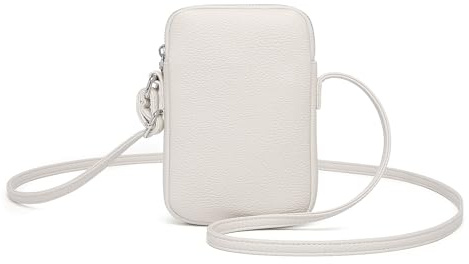 YONBEN Small Crossbody Phone Bag for Women | Fits most smartphones up to 6.7 in plus cards, keys and lipstick; detachable adjustable strap; about 18 x 12 x 2.5 cm; light