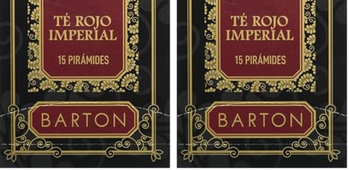 Barton Té Rojo Imperial - 15 pirámides (Paquete de 2)