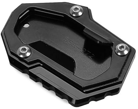 HYPERICIN Motorrad Seitenständer Unterlage FÜR R1300GS Abenteuer/TE 2023-2024-2025 Motorrad Aluminium Fuß Seite Stehen Vergrößern Verlängerung Kickstand Platte Zubehör Vergrößern Plattenpolster(1)