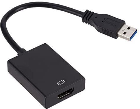 OSALADI Adaptador Usb 3.0 a Displayport Función Multipantalla, Resolución Máxima 1920x1080, Compatible Pc y Portátiles, Para Entretenimiento y Trabajo, Negro