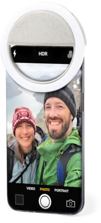 GLOBAL APPLIANCES Aro de Luz para Movil, Selfie Ring Light con Clip, Recargable, 36 LED y 3 Modos de Luz, Anillo Luminoso para Teléfono, Tableta, iPhone, TikTok, Makeup