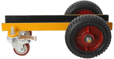 YILIKISS Plattenwagen 500 kg Tragfähigkeit Plattentransportwagen Plattentransporter mit Universalrädern Transporthilfe Plattenroller Plattformwagen Rollwagen zum Transport von Holzplatten, Türen