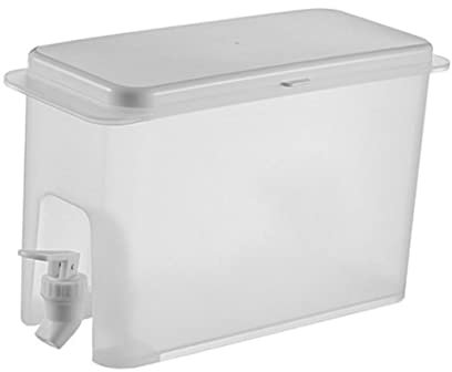 HOLIDYOYO 1pieza Jarra De Agua Fría Grifo Para Refrigerador Botella De Almacenamiento De Bebidas y Té Frío Para Uso Doméstico Para Frutas y Verano