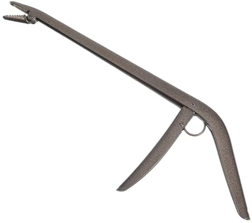 Bremorou Fish Hook Remover Tool Stainless Steel Fish Hook Remover Fishing Pliers Hooks with Strong Jaw Grip and Serrated Teeth Freshwater Saltwater Fishing Pliers for All Fishes