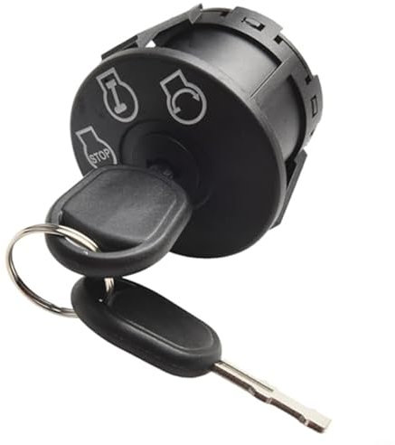 DEMULAX Solution d'interrupteur d'allumage, for Les propriétaires de tondeuses Cadet Turn, Compatible avec Les modèles RZT42 et RZT5054 Interrupteur de démarrage à clé pour Tondeuse