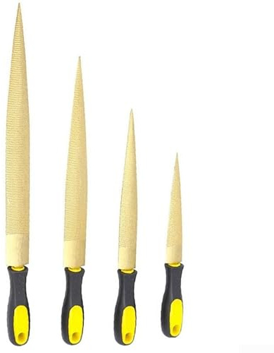 Lima semicircolare per la lavorazione del legno, in acciaio al carbonio, per modellare, lucidare e progetti fai da te (10,2 cm)