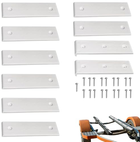 Genérico Toboggans pour lits superposés de remorques de bateaux, Toboggans pour lits superposés de remorques de bateaux | Lits superposés de 7,6 x 25,4 cm | Protégez les extrémités des