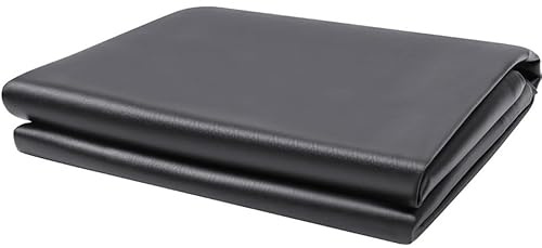 BUCKSHOT - 7FT - Abdeckung für Billardtische Snooker Billardtisch - Kunstleder - Wasserdicht - Abdeckplane - Schwarz