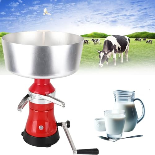 Separatore Centrifugo per Panna Da Latte 80 L/H 21 Galloni/H Descremadora De Leche De Vaca Separatore Elettrico per Frullati Di Panna E Burro Macchina per Mungitura Di Capre E Mucche