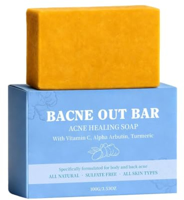 Barre de savon naturelle – Nettoyant hydratant éclatant, 100 g, formule de soin douce et nourrissante pour la peau, barre de savon de douche 100 g pour femmes, hommes, personnes âgées, voyage