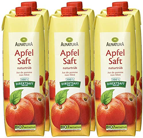 Alnatura Bio Apfelsaft , 6 x 1000 ml