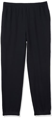 Amazon Essentials Men's Closed Bottom Fleece Joggers (Available in Big & Tall), Navy, L