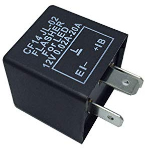 LED Blinker-Relais Lastunabhängig CF14 12V 0,02-20A 3-Polig Flasher Blinkrelais