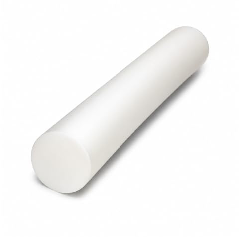 TENDAGGIMANIA Nackenrolle Kissen Dichte 18 auf Schaumstoff für Sofa, Bett,Sessel, Knierolle, Kissen Rolle (Länge 100 cm - Durchmesser 20 cm)