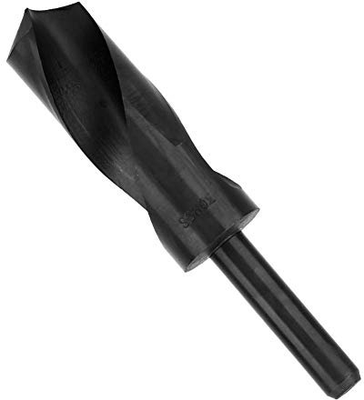 Spiralbohrer Stahlbohrer, Bohrwerkzeuge HSS-Spiralbohrer Schaftbohrer 1/2 gerader Schaft-Spiralbohrer Metallbohrer 25mm / 30mm Schnellarbeitsstahl-Fräsbohrer für Holz Metall(30mm)