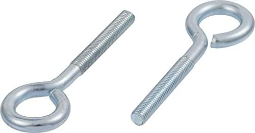 Screws City Alloy Steel Closed Hook Bolt Hanging Item (Pack of 4) (M6 x 80mm) E12C