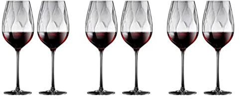 Erik Xian Bicchieri da Vino 500 ML per Vino Rosso Bicchieri da Vino Grandi Trasparenti Lavabili in lavastoviglie per degustazione di Vini, Feste