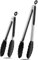 YSTrillion Pinzas para Parrilla, Pinzas de Cocina de Silicona de acero Inoxidable con Puntas de Silicona para Cocinar,Asar,Ensalada,Horno 9y 12