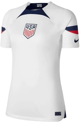 Nike 2022-2023 USA Home Football Soccer T-Shirt Jersey (Ladies) White