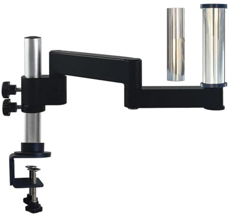 Mikroskop-Zubehör-Kit 32 25mm Mikroskop Gelenk Drehbare Universal Klemme Ständer Stereo Trinokular Microscopio Reparatur Werkzeuge Mikroskopische Objektträger (Size : 25 32mm With Clamp)