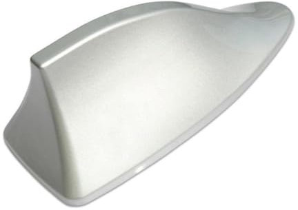 UPKOCH Antenna Fin Aerea Per Auto Design Moderno e Resistente Facile Installazione Senza Trapano Decorativa e Funzionale Colore Argento Per Tutti Veicoli