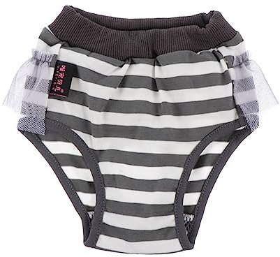 ORFOFE Delicate Doggy Diaper Für Weibliche Hunde Waschbare Und Wiederverwendbare Windel Braun Zur Unterstützung Läufigkeit Schutz Von Teppichen Und Möbeln