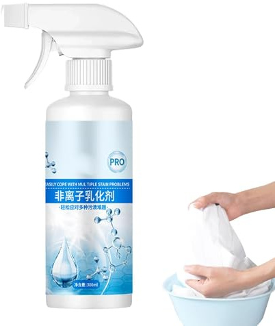 All-in- -e Leistungsstarke Fleckenentferner Kleidung Dry-clean Spray, Reiniger Für Hartnäckige Kleidungsflecken, Schneller Fleckenentferner,300 Ml Kleideröl-Fleckenentferner, Wäsche-Fleckenentferner
